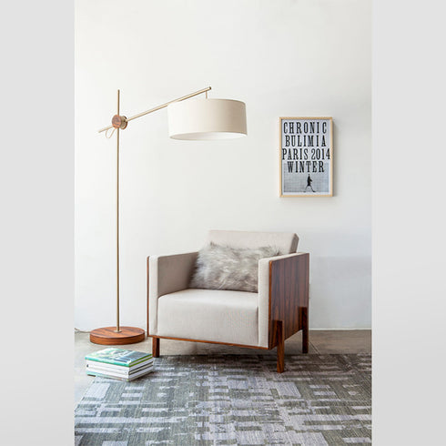 Lina Chair with Ottoman